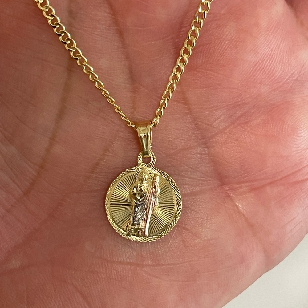 14k Gold Filled St. Jude  Necklace - Picture 4 of 6